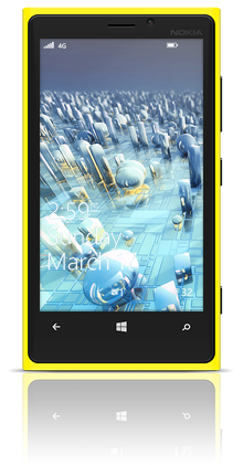 Povray Visions 012 Nokia Lumia 920 YELLOW thumbnail
